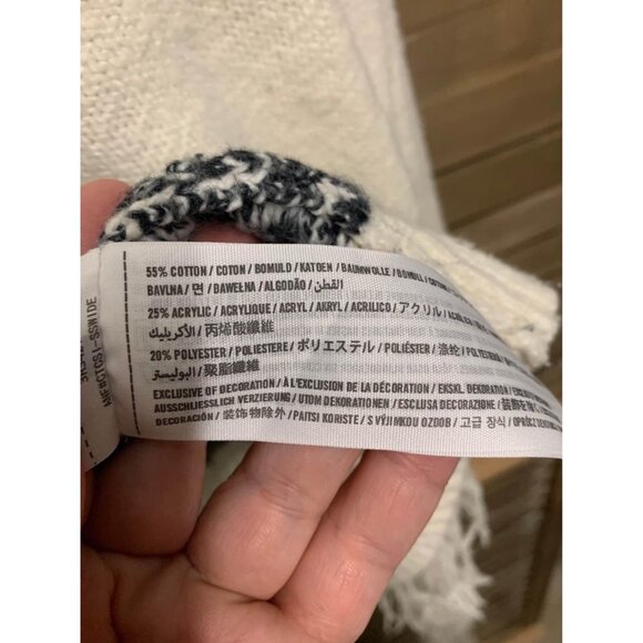 Hollister Tribal Pattern Knit Cardigan With Fringe Size Small - Picture 5 of 5